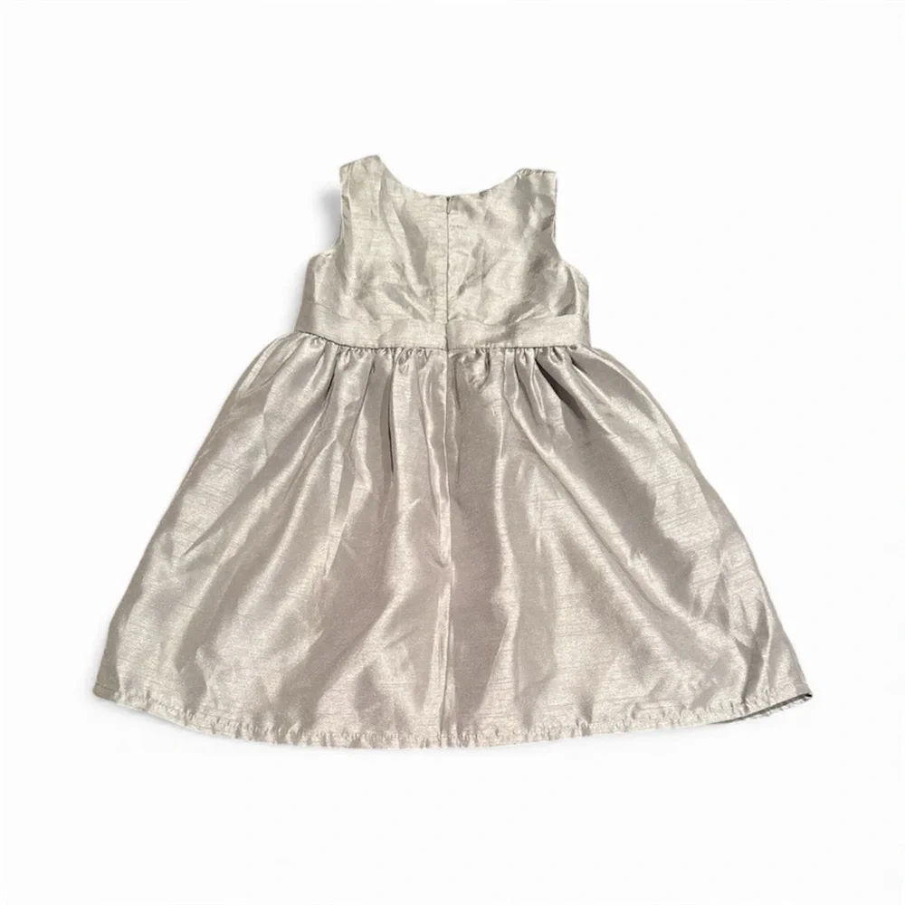Gymboree Shimmering Silver Formal Dress
